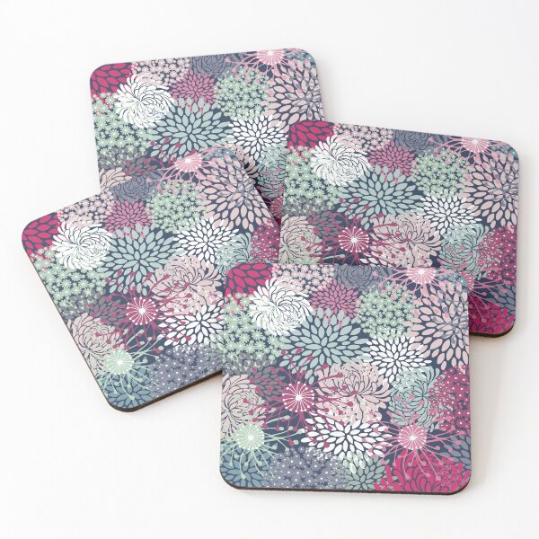 Item preview, Colorful Flower Garden Abstract Pattern designed and sold by meggydesigns.