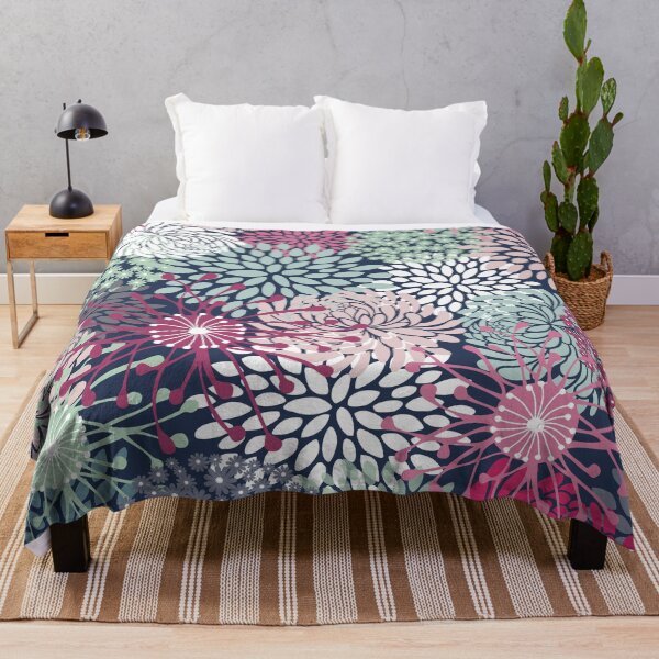 Item preview, Colorful Flower Garden Abstract Pattern designed and sold by meggydesigns.