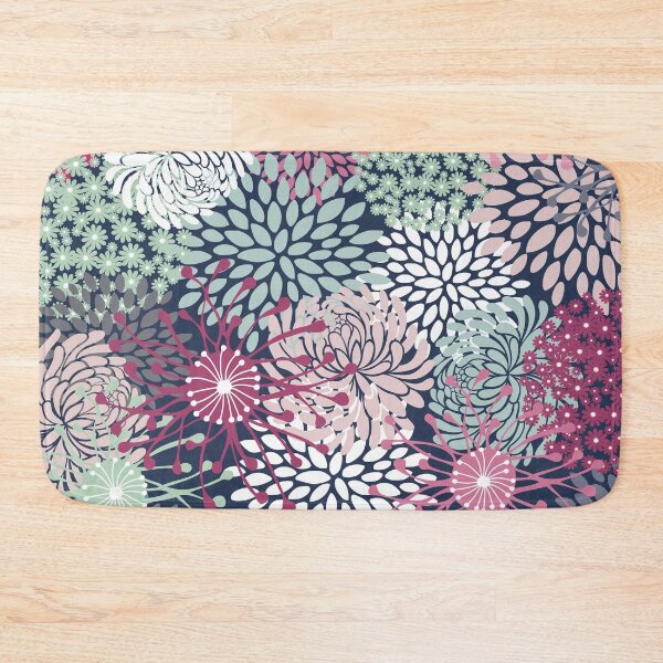 Item preview, Colorful Flower Garden Abstract Pattern designed and sold by meggydesigns.