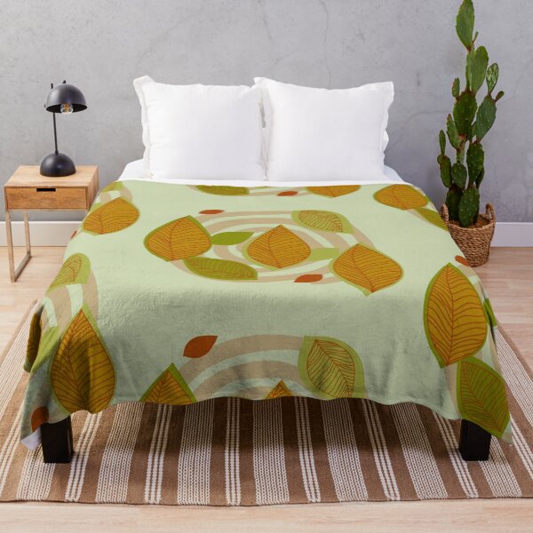 Item preview, Looking to Fall Green Pattern designed and sold by GrimalkinStudio.