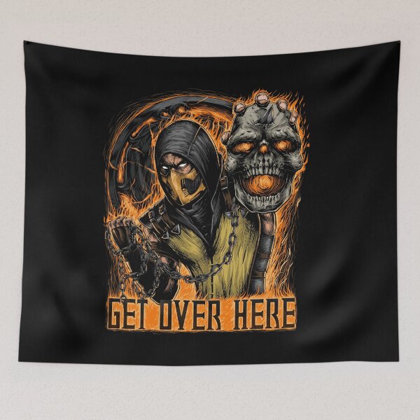 Item preview, SCORPION - GET OVER HERE! designed and sold by Dmitrii Legoshin.