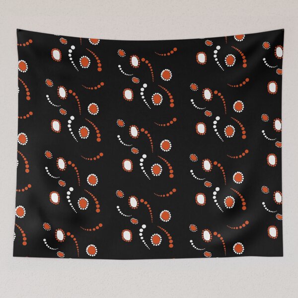 Item preview, Dreamtime In Black and Red designed and sold by GrimalkinStudio.