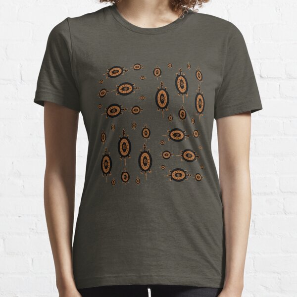 Turtles All the Way Round Earth tone Brown Essential T-Shirt