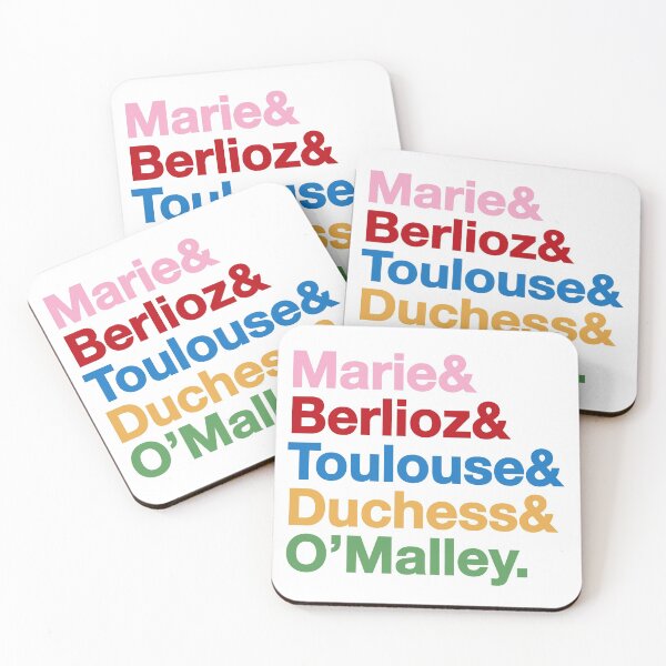 Item preview, Aristocats Character List designed and sold by ModernHexology.