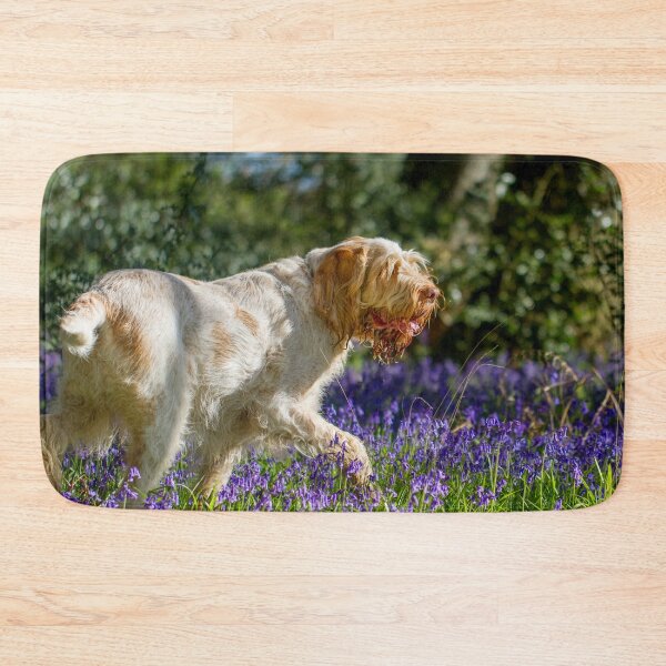 Bluebell wood Spinone Bath Mat