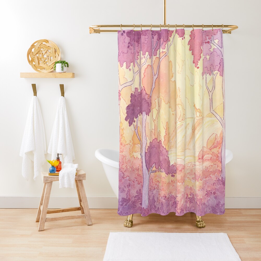 The Last Unicorn Shower Curtain