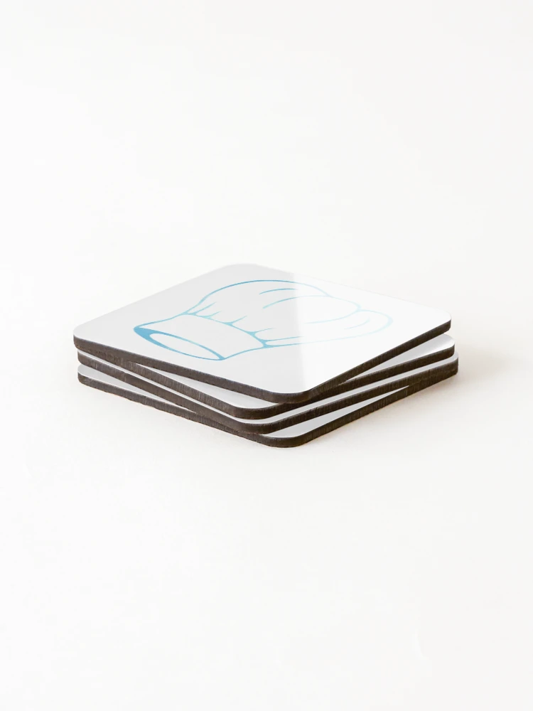 Thumbnail 4 of 5, Coasters (Set of 4), Chef Hat - Cooking Sticker designed and sold by StickersStore.