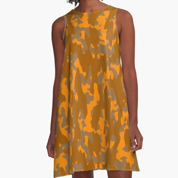 Camo A-Line Dress