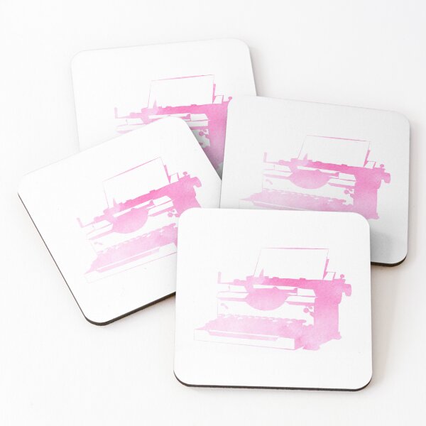 Item preview, Pink Typewriter - Writer Sticker designed and sold by StickersStore.