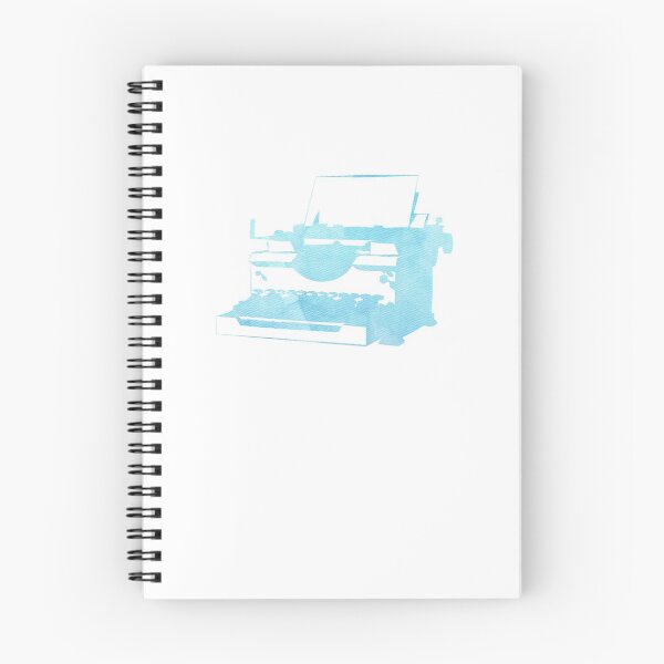 Item preview, Blue Typewriter - Writer Sticker designed and sold by StickersStore.