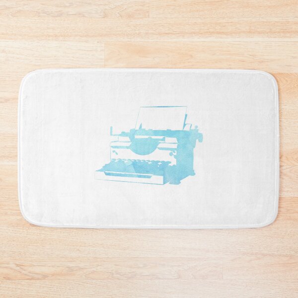 Item preview, Blue Typewriter - Writer Sticker designed and sold by StickersStore.