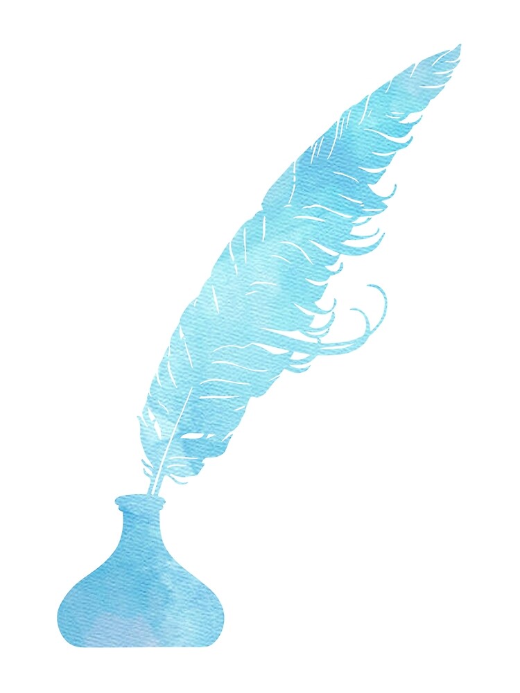 Thumbnail 3 of 3, Scarf, Quill And Ink - Writer Sticker designed and sold by StickersStore.
