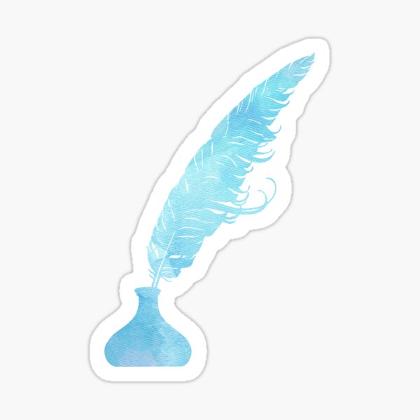 Item preview, Quill And Ink - Writer Sticker designed and sold by StickersStore.