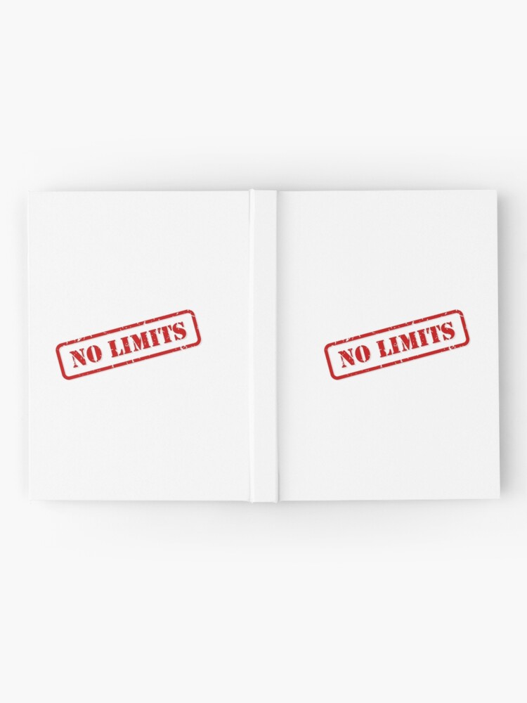 Alternate view of No limits stamp Hardcover Journal