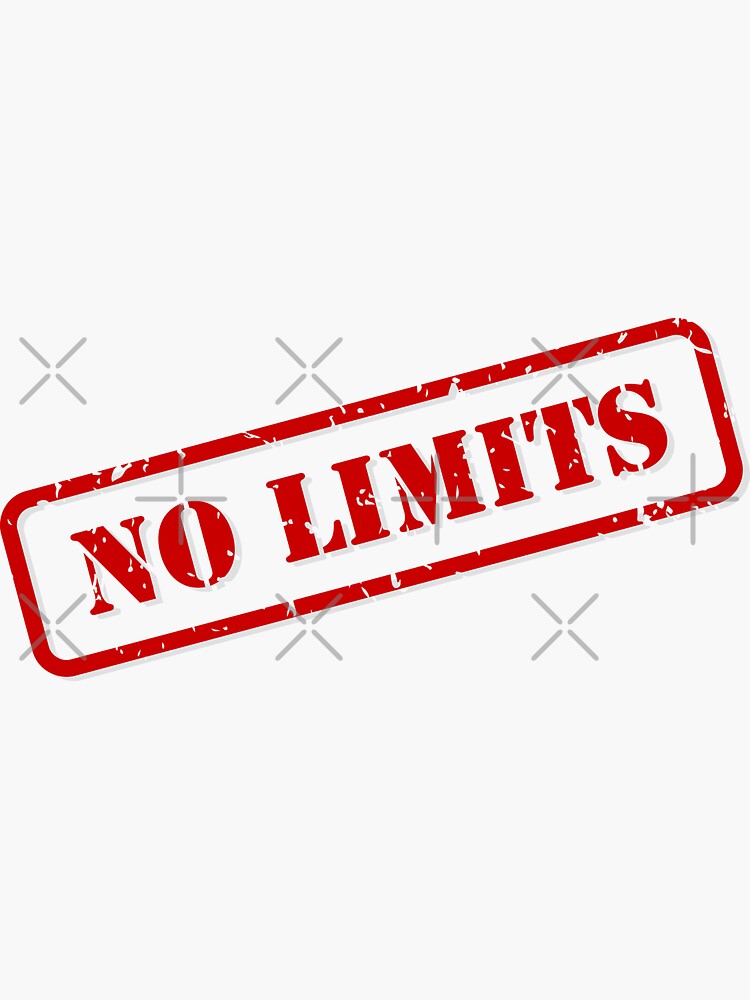 No limits stamp by THPStock
