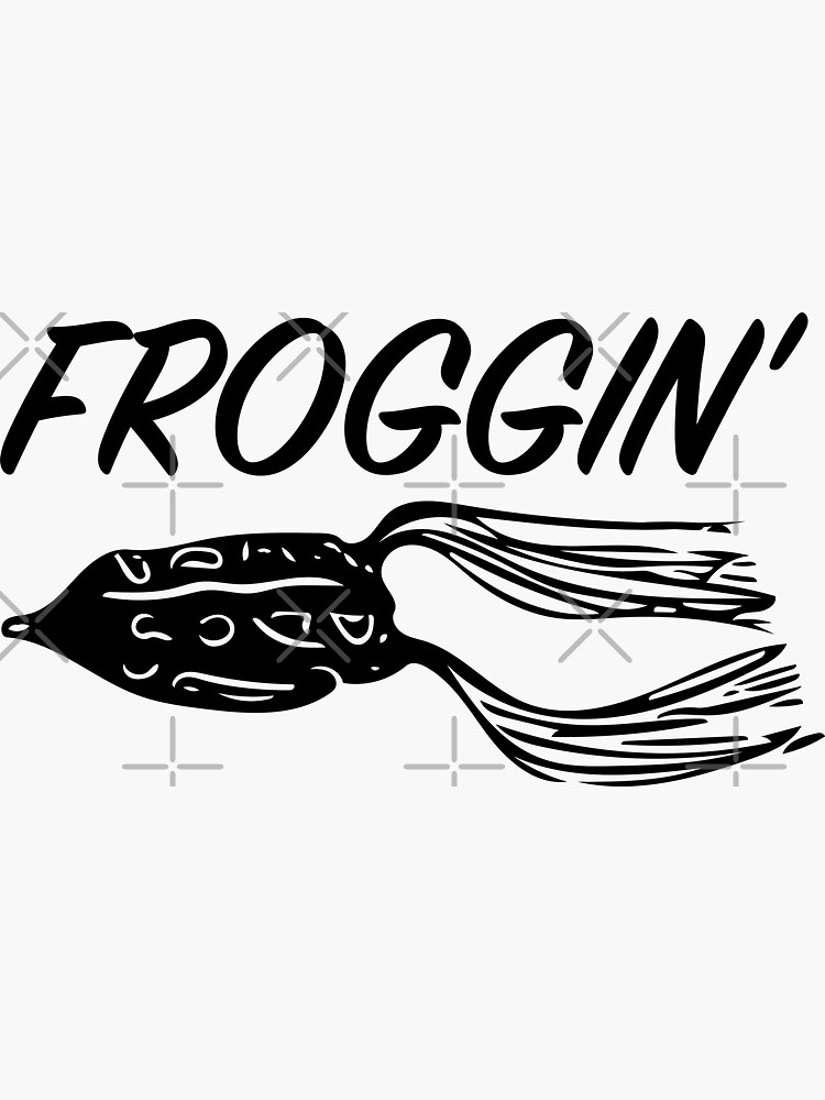 Frog Fishing Bait | Sticker