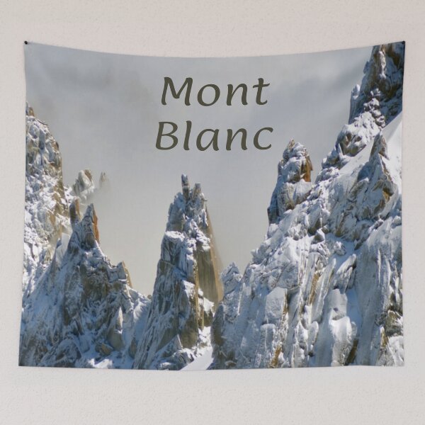 Item preview, Mont Blanc Monte Bianco White Mountain Alps Europe designed and sold by mwagie.