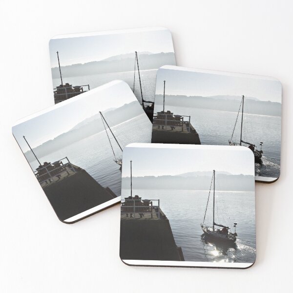 Item preview, The yacht Ayesha heads out to sea from Scarborough, Yorkshire, UK designed and sold by Richard Flint.