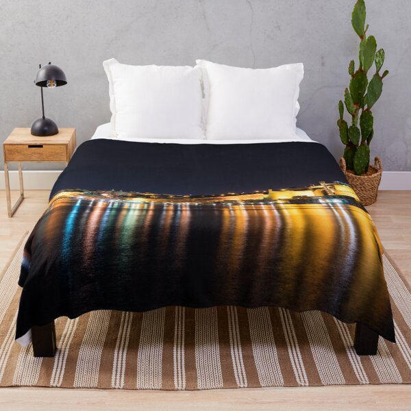 Item preview, Maltese Glow - Valletta Malta Grand Harbour at Night designed and sold by Georgia Mizuleva.
