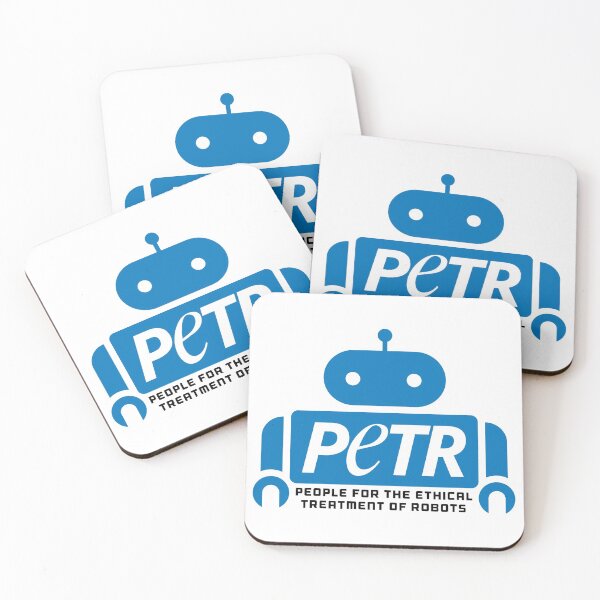 Item preview, People For The Ethical Treatment Of Robots #2 (White) designed and sold by Batshirt.