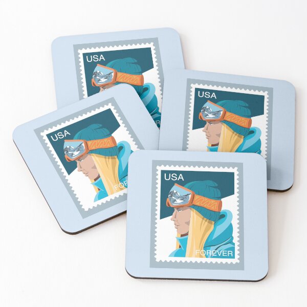 Item preview, Mountain Girl Stamp designed and sold by Kendra Maynard.