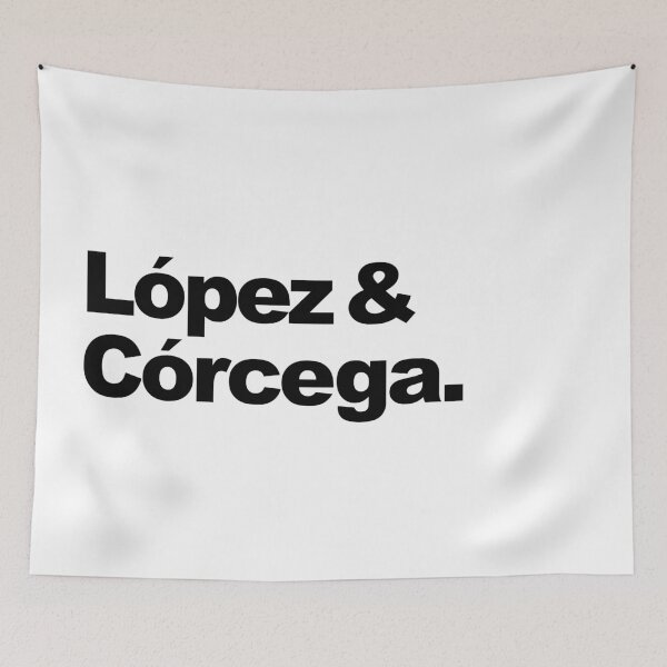 Item preview, López & Córcega (White) designed and sold by AlexVR.