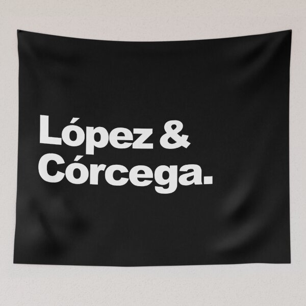 Item preview, López & Córcega (Black) designed and sold by AlexVR.