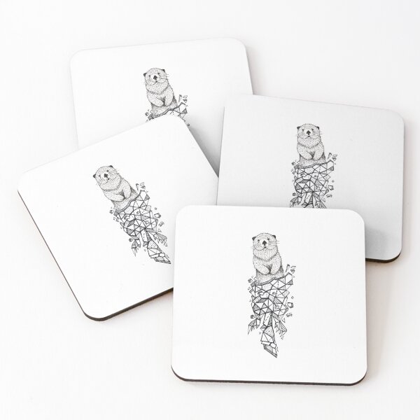 Item preview, Geometric Otter designed and sold by Sara Head.