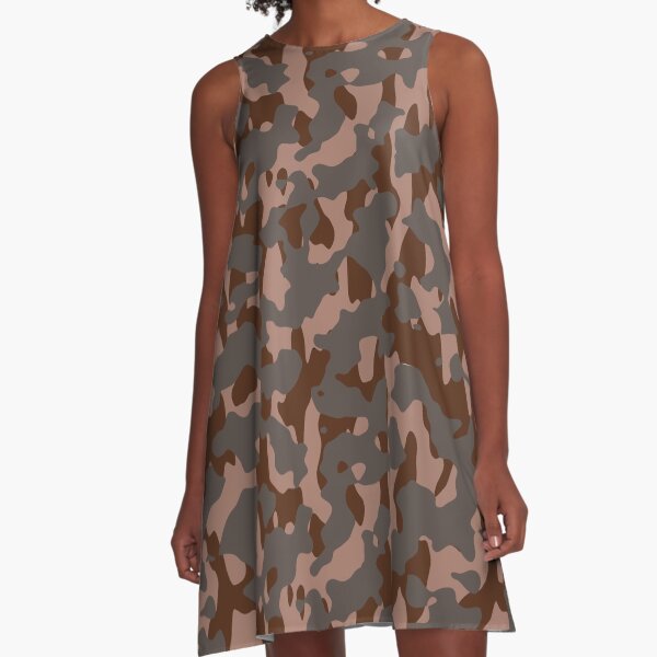 Camo A-Line Dress