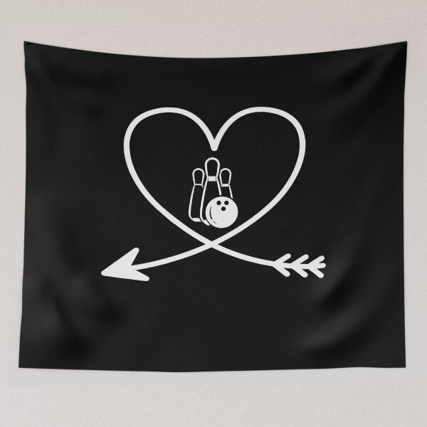 Item preview, Bowling heart arrow designed and sold by 1681830934131.