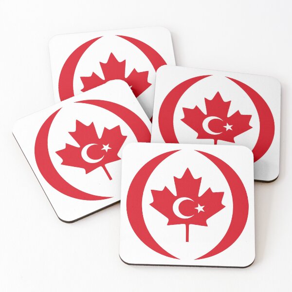 Item preview, Turkish Canadian Multinational Patriot Flag Series designed and sold by Carbon-Fibre Media.