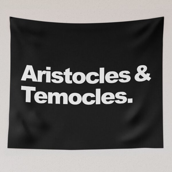 Item preview, Aristocles & Temocles (Black) designed and sold by AlexVR.