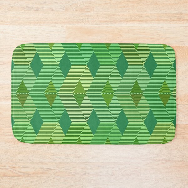 Item preview, Mid-Century Modern Diamond Print, Jade Green  designed and sold by Marymarice.