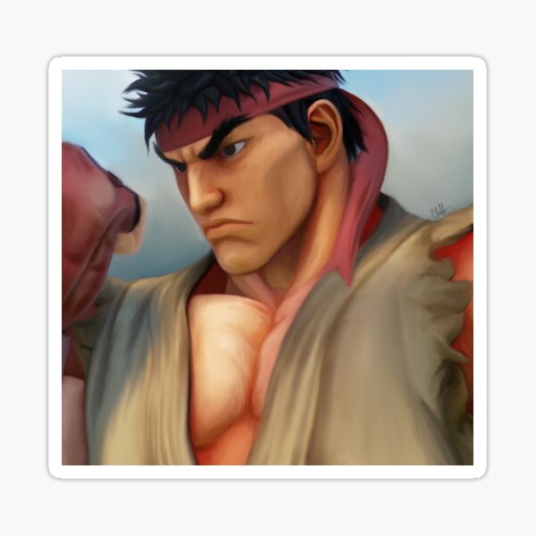 Street Fighter 3.3 - Ryu Sticker by Den23