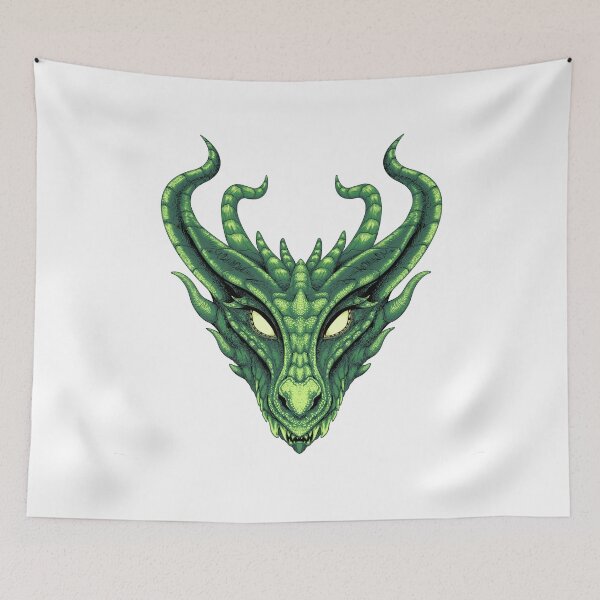 Item preview, Poison Green Monster Dragon Head designed and sold by RNGmerch.