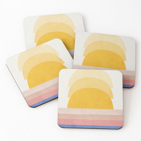 Item preview, Sunset, Abstract, Mid century modern kids wall art, Nursery room designed and sold by juliaemelian.