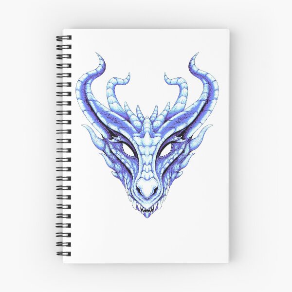 Item preview, Ice Blue Monster Dragon Head designed and sold by RNGmerch.