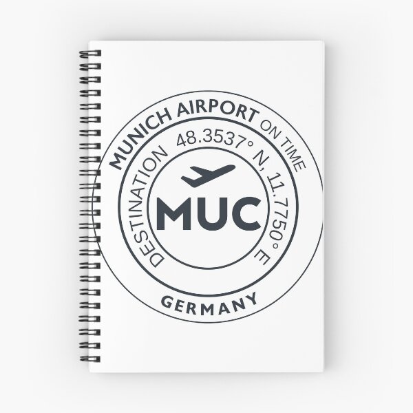 Item preview, MUC airport code Munich  designed and sold by AND Sticker.
