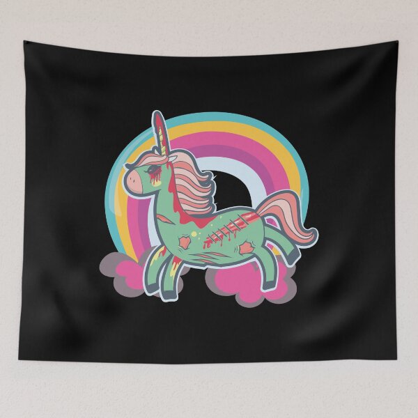 Item preview, Zombicorn Zombie Unicorn Undead Pastel Halloween design designed and sold by tronictees.