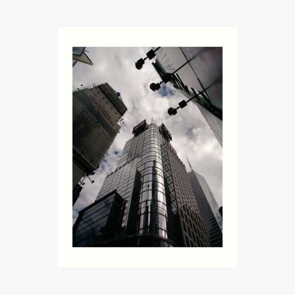 #Manhattan, #NewYork, #NewYorkCity, #buildings, #streets, #pedestrians, #people, #cars, #building, #architecture, #city, #skyscraper, #sky, #urban, #glass, #downtown, #tower, #skyline, #tall Art Print