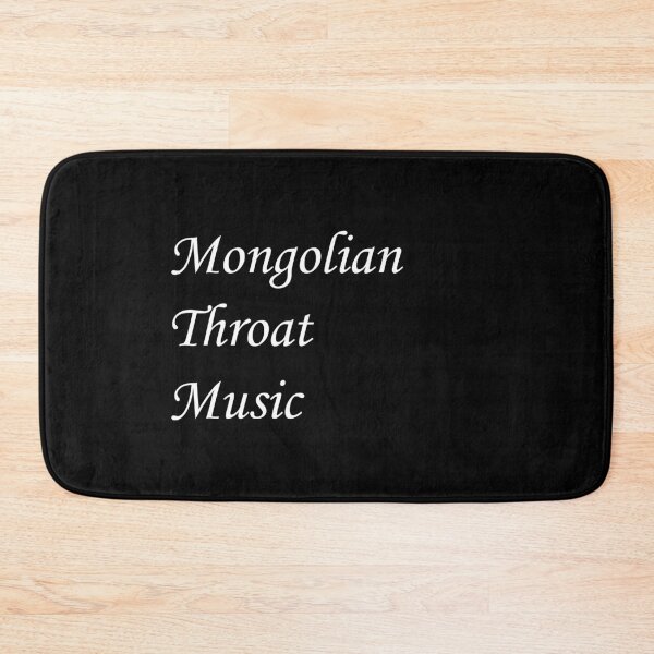 Item preview, Mongolian Throat Music White Text Mongol design designed and sold by tronictees.