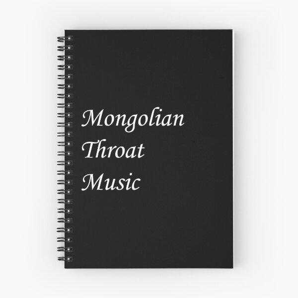 Item preview, Mongolian Throat Music White Text Mongol design designed and sold by tronictees.