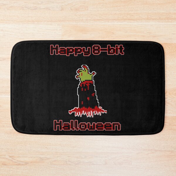 Item preview, Happy 8-Bit Halloween Undead Zombie Arm Retro Video Game graphic designed and sold by tronictees.