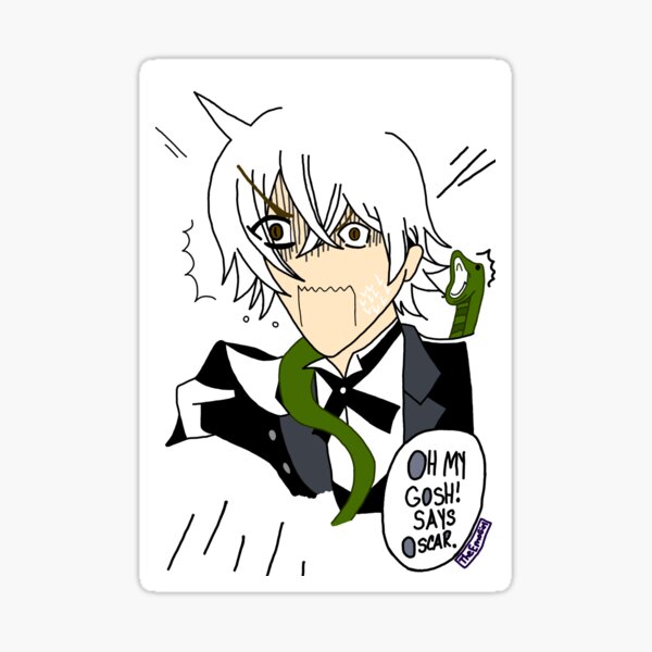 Schlange von Black Butler Sticker