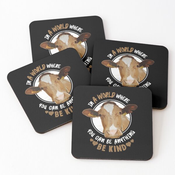 Item preview, In A World Where You Can Be Anything Be Kind - Funny Cow designed and sold by limthaihong.