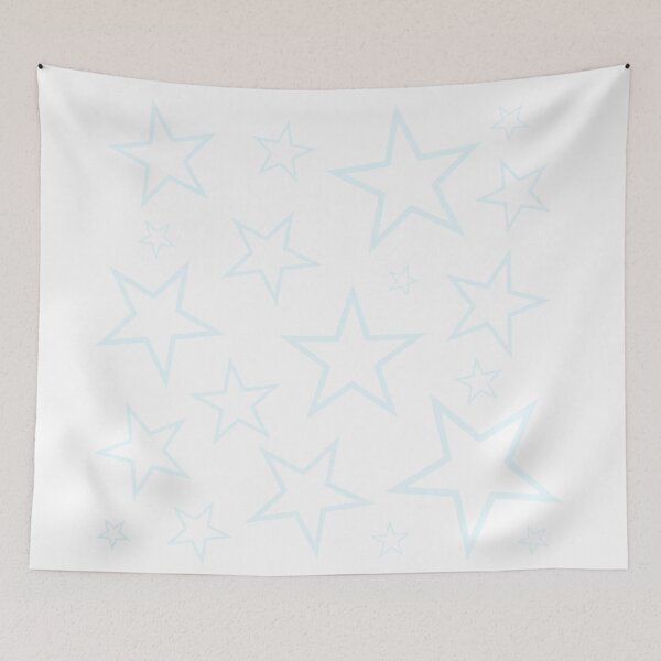 Item preview, Light blue stars designed and sold by layla del designs.
