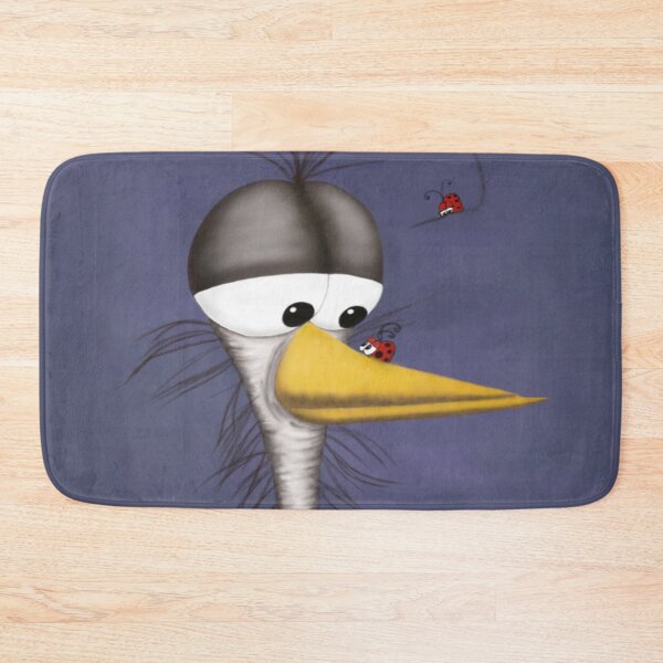 Item preview, Ernie The Egret And Ladybugs designed and sold by OneArtsyMomma.