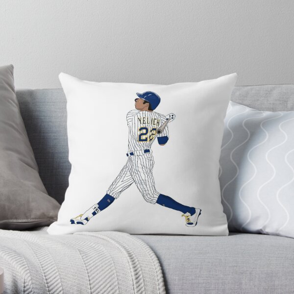 Christian Yelich during spring training Premium T-Shirt for Sale by  jennarortiz