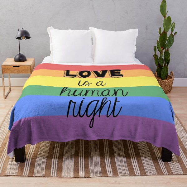 Item preview, Love is a Human Right designed and sold by HuckleberryArts.