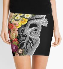 Flower Heart Spring Mini Skirt